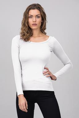 Long-Sleeved Shirt June White