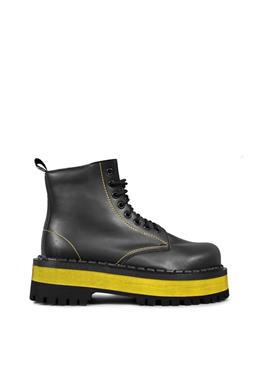 Shoes 653 Vegan Black & Yellow