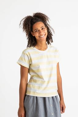 T-Shirt Essential Yellow Stripes