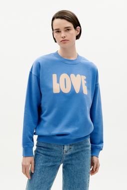 Sweatshirt Liebe Blau