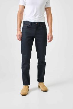 Jeans Gritty Jackson Dry Onyx Selvage Blauw