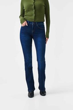 Jeans Mid Waist Amy Bootcut Herbal Blue