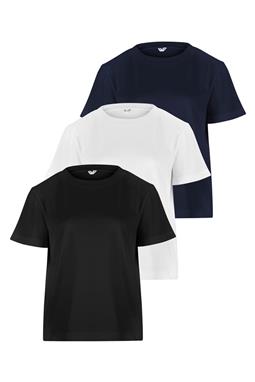 Multipack T-Shirt Khira Zwart Wit Navy
