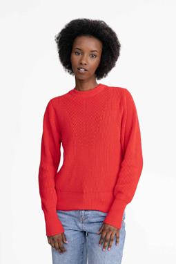 Pull Maille Gauri Rouge Coquelicot
