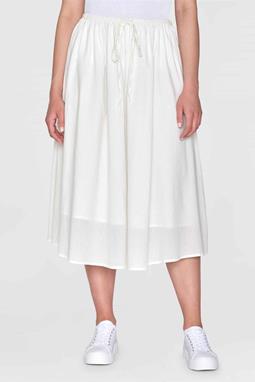 Skirt A-Shape Stripe Structure White