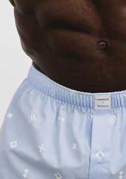 erlich textil Boxer Jasper Flag Alphabet Lichtblauw