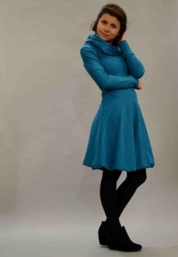ManduTrap Balloon Dress With Hood Petrol