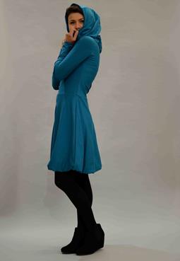 ManduTrap Balloon Dress With Hood Petrol