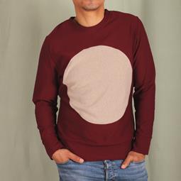 ManduTrap Sweatshirt Junho Wijnrood / Zand
