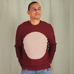 ManduTrap Sweatshirt Junho Wijnrood / Zand