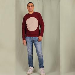 ManduTrap Sweatshirt Junho Wijnrood / Zand