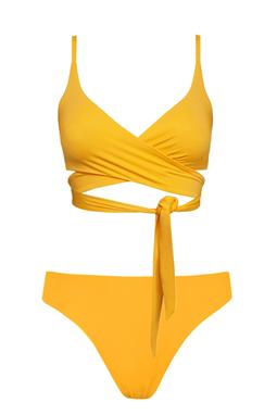 Lin + Skyline Slim Bikini Set Yellow