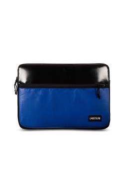 Laptop-Hülle Fronttasche Schwarz Blau