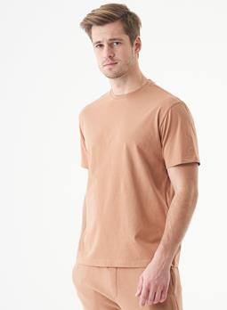 Unisex T-Shirt Bio-Baumwolle Tillo Hellbraun