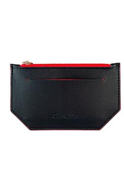 Minimal Case Wallet Schwarz/Rot