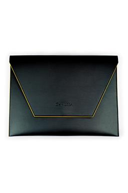 Laptophoes Zwart/Geel