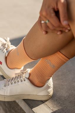 Summer Logo Socks Peach