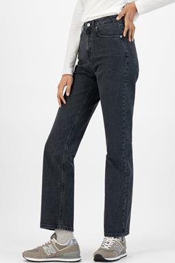 Relax Rose Straight Jeans Used Schwarz