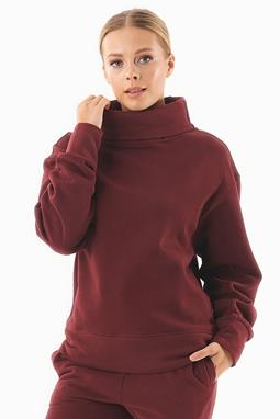Sweater Coltrui Bio-Katoen Bordeaux