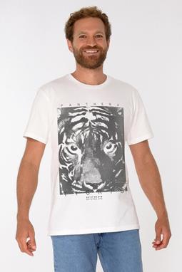 T-Shirt Panthera Tigris Off White