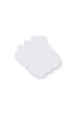 3 Pack Low Socks White