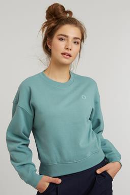 Sweater Incomplete Frames Soft Moss