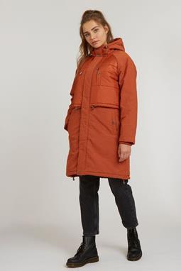 Vest Coat Waxed Orange