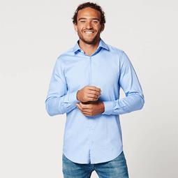 SKOT Hemd Slim Fit Kreisförmig Blau