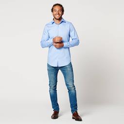 SKOT Hemd Slim Fit Kreisförmig Blau