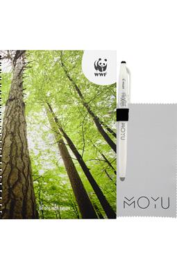 Wwf X Moyu | Erasable Notebook | Ring Binder A5 Forest