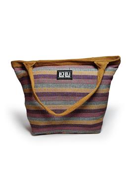 Kunga Tote Bag With Stripes