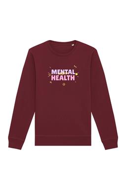 Sweatshirt Mental Health Matters Bordeaux