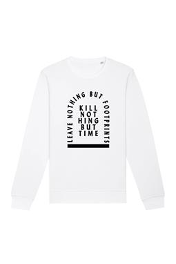 Sweatshirt Kill Nothing But Time Weiß
