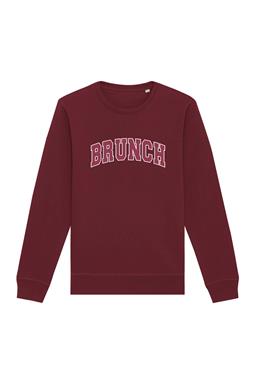 Sweatshirt Brunch Bordeaux