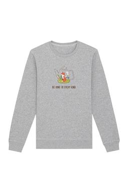 Sweatshirt Be Kind To Every Kind Grau
