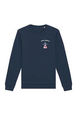 Sweatshirt Save Animals Navy