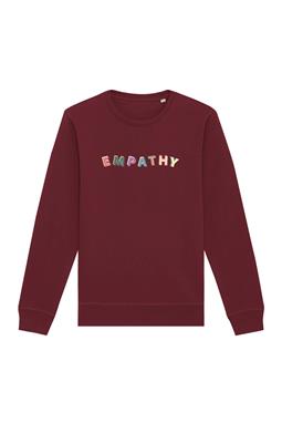 Sweatshirt Empathie Bordeaux