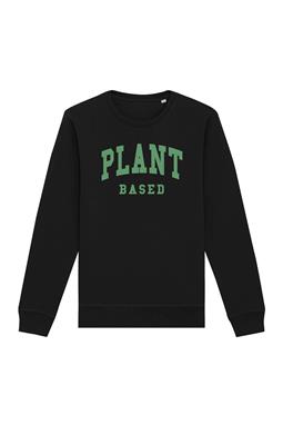 Sweatshirt Plant Based Zwart