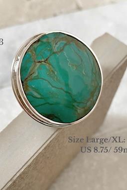 Turquoise Ring Zilver Nr3