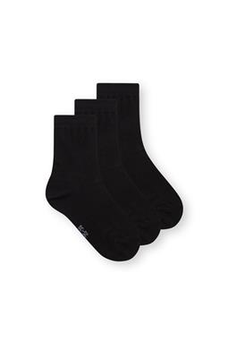 Socken 3er Pack Mid Black