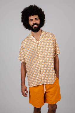 Shirt Eclipse Aloha Zand & Oranje
