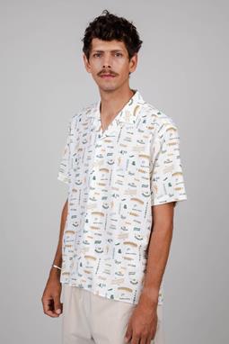 Overhemd Sabrosa Aloha Wit