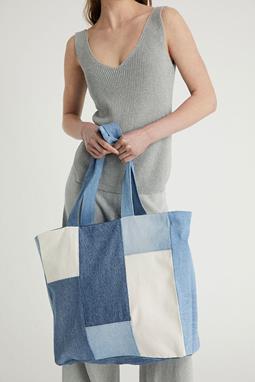 Shopping Bag Upcycled Blue