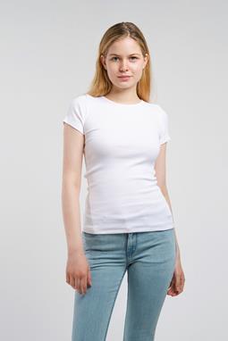T-Shirt Ribbed White