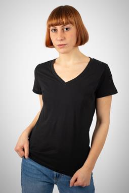 T-Shirt V-Hals Evoker Zwart