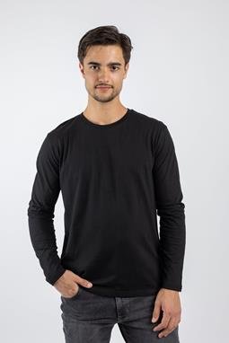 T-Shirt Shuffler Met Lange Mouwen Zwart