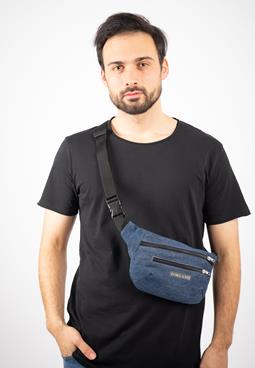 Fanny Pack Upcycled Baudry Denim Blue