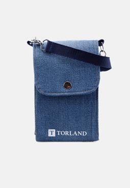 Crossbody Bag Upcycled With Compartments Ulf Denim Blue