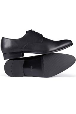 Lace-Up Smart Shoes Slim Soles Black