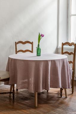 Tablecloth Round Dusty Rose